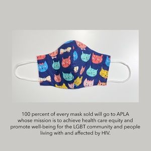 Face Mask (Reversible) - Cats 2